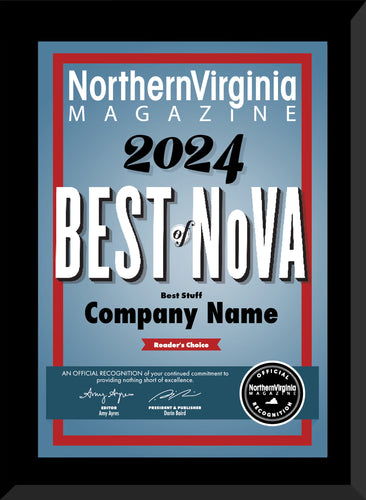 2024 Best of NoVA-Reader's Choice/Runner-Up/Editor's Pick