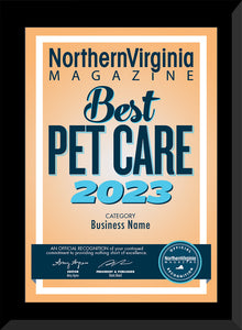 2023 Best Pet Care Plaque