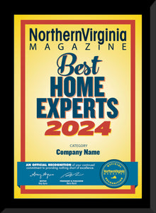 2024 Best Home Experts Plaque