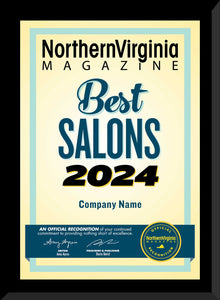2024 Best Salon/Best Barber Shop Plaque