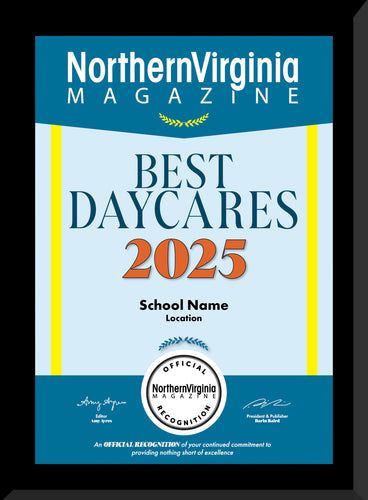 2025 Best Day Care Plaque *NEW DESIGN*