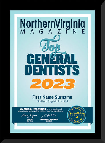 2023 Top Dentist Plaque