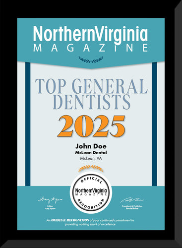 2025 Top Dentist Plaque *NEW DESIGN*