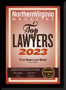 2023 Top Lawyers Plaque