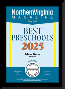 2025 BEST PRESCHOOL PLAQUE
