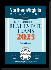 2025 Top Producing Real Estate Teams Plaque *NEW DESIGN*