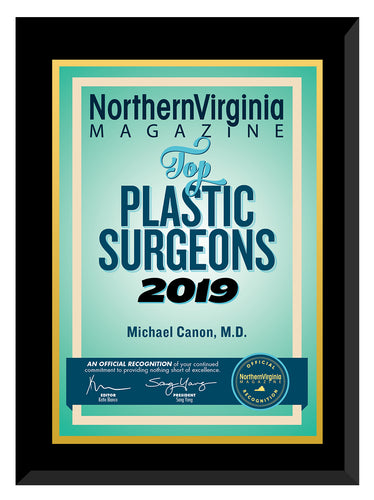 2019 Top Plastic Surgeons Plaque