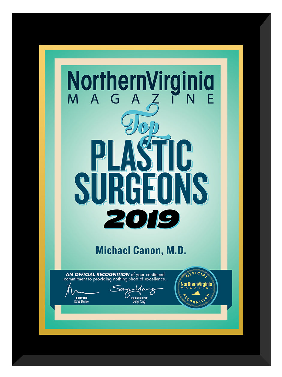 2019 Top Plastic Surgeons Plaque