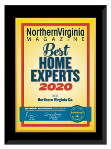 2020 Best Home Experts Plaque
