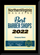 Load image into Gallery viewer, 2022 Best Salon/Best Barber Shop Plaque