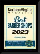 Load image into Gallery viewer, 2023 Best Salon/Best Barber Shop Plaque