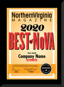 2020 Best of NoVA Editors' Pick