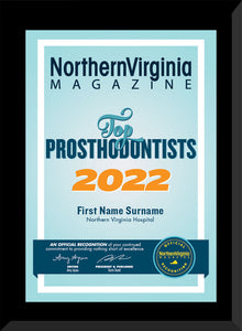 2022 Top Dentist Plaque