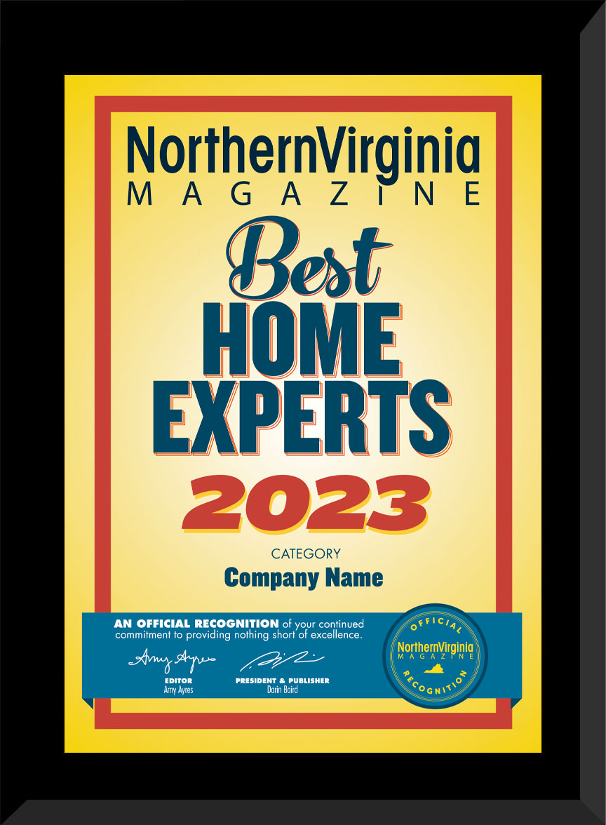 2023 Best Home Experts Plaque