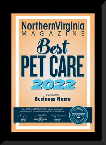 2022 Best Pet Care Plaque