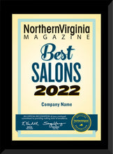 Load image into Gallery viewer, 2022 Best Salon/Best Barber Shop Plaque