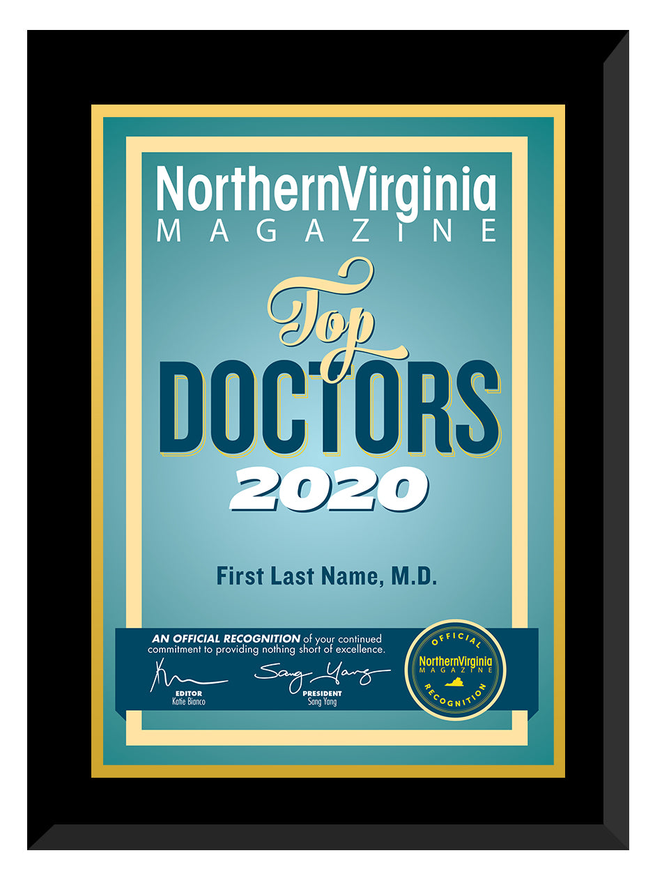 2020 Top Doctors Plaque