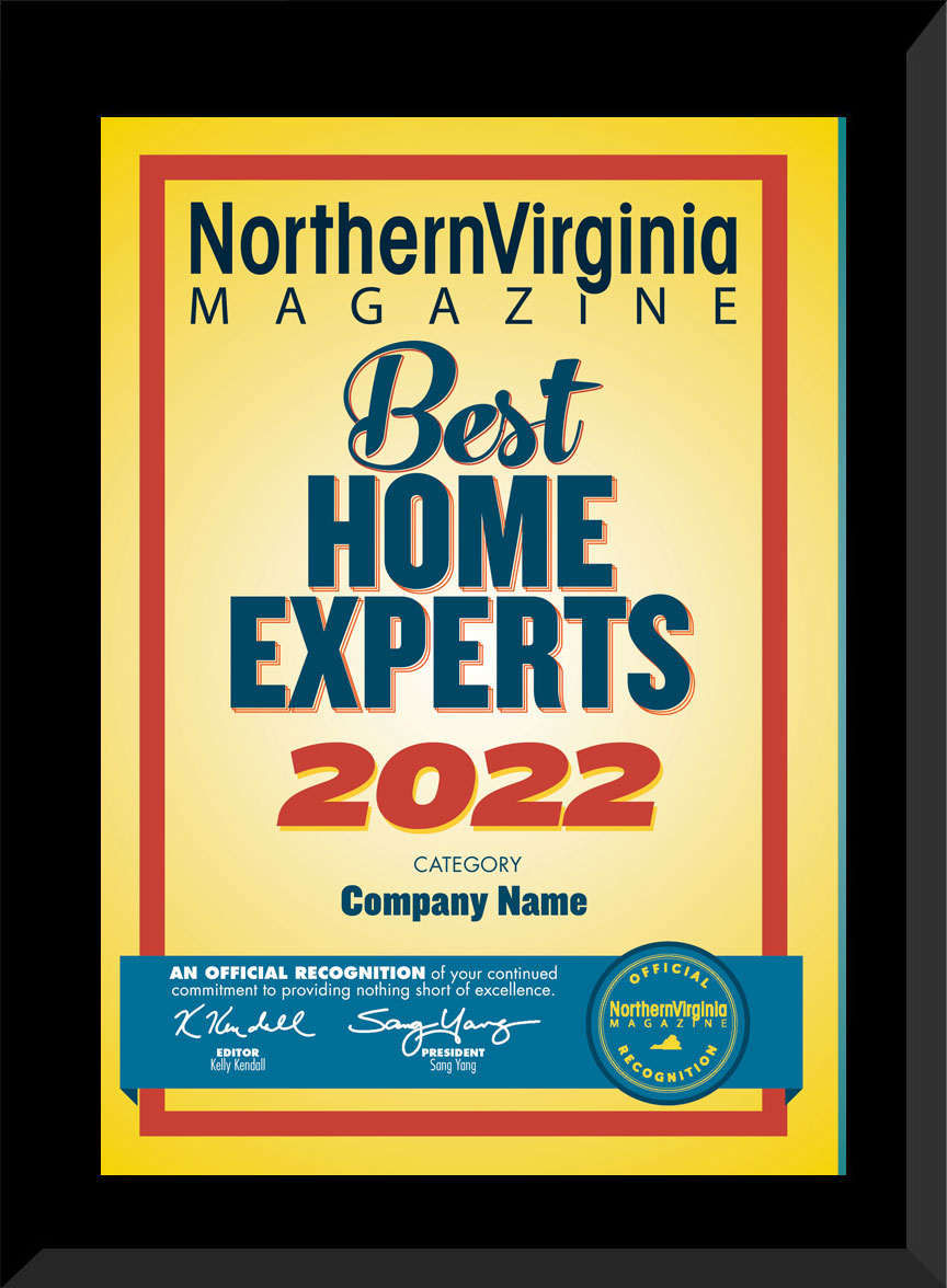 2022 Best Home Experts Plaque