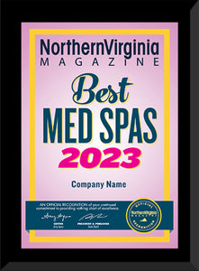 2023 Best Med Spa/Spa Plaque